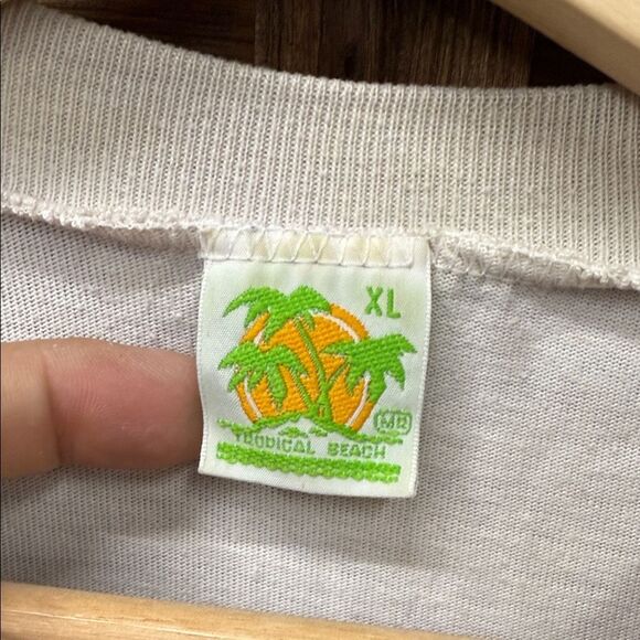 Vintage Single Stitch 80’s Acapulco Graphic White T-Shirt - Picture 5 of 6